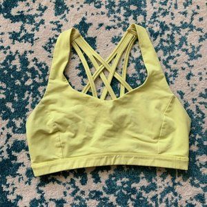 Lululemon Free To Be Serene Bra Lemon